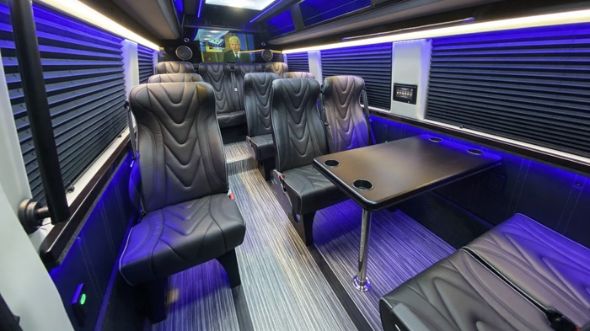 killeen 18 passenger sprinter van interior