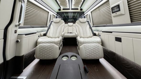 killeen 8 passenger sprinter van interior