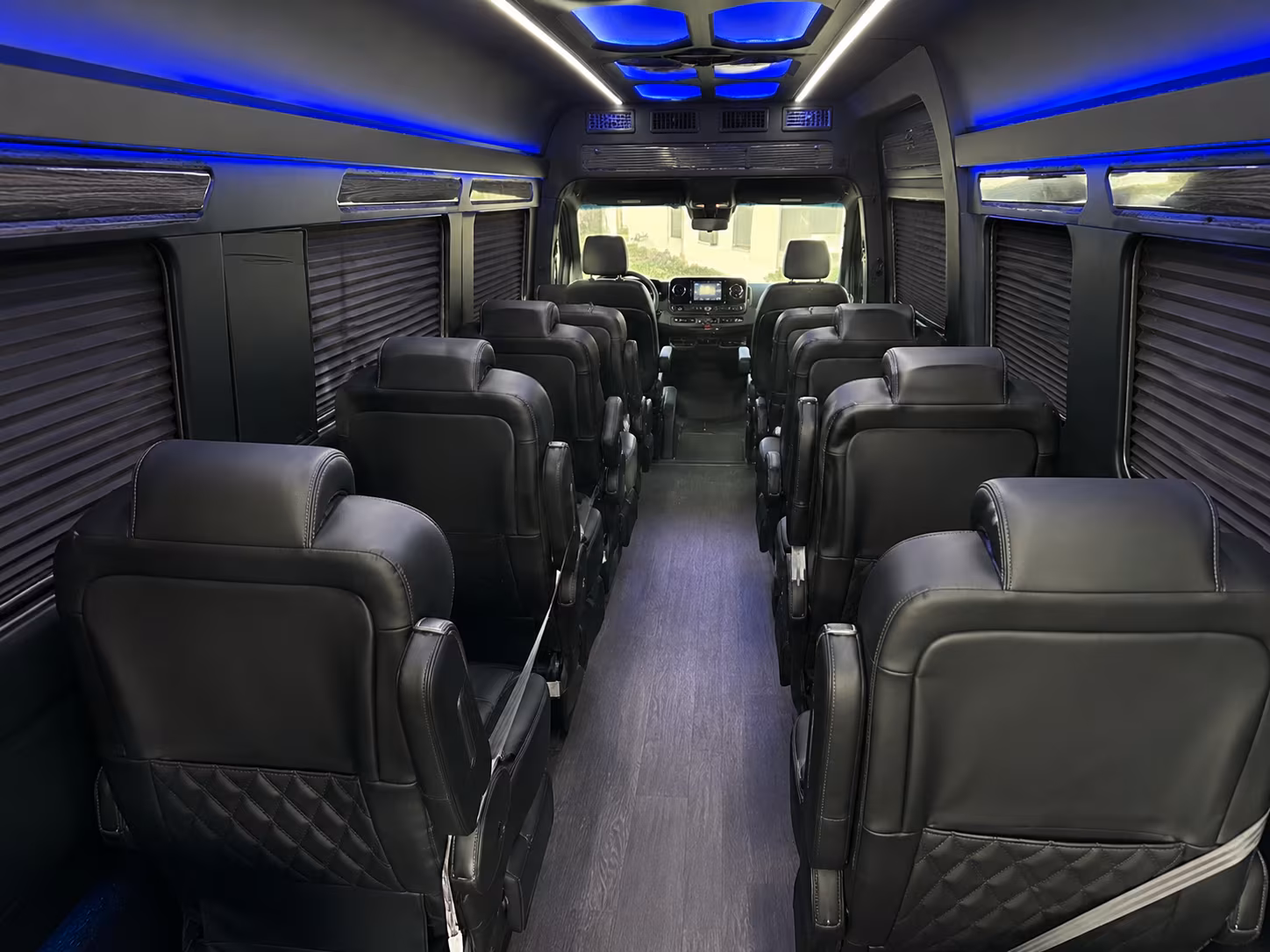 killeen 10 passenger sprinter van interior