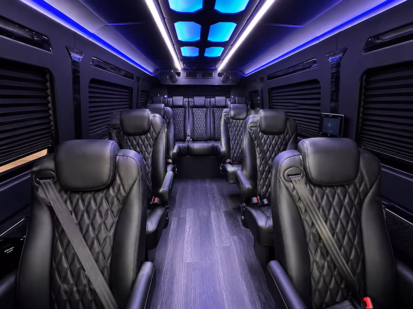 killeen 12 passenger sprinter van inside