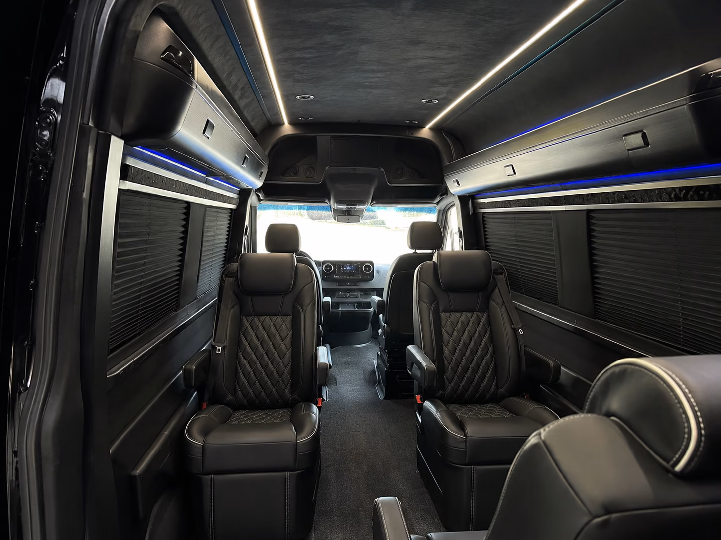 killeen 12 passenger sprinter van interior