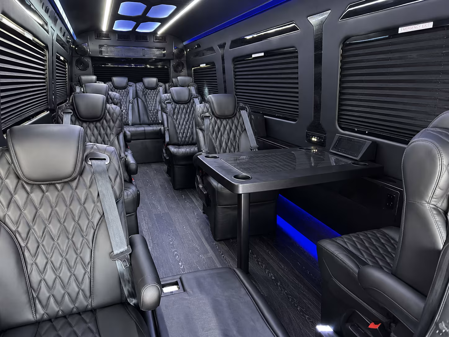 killeen 15 passenger sprinter van interior